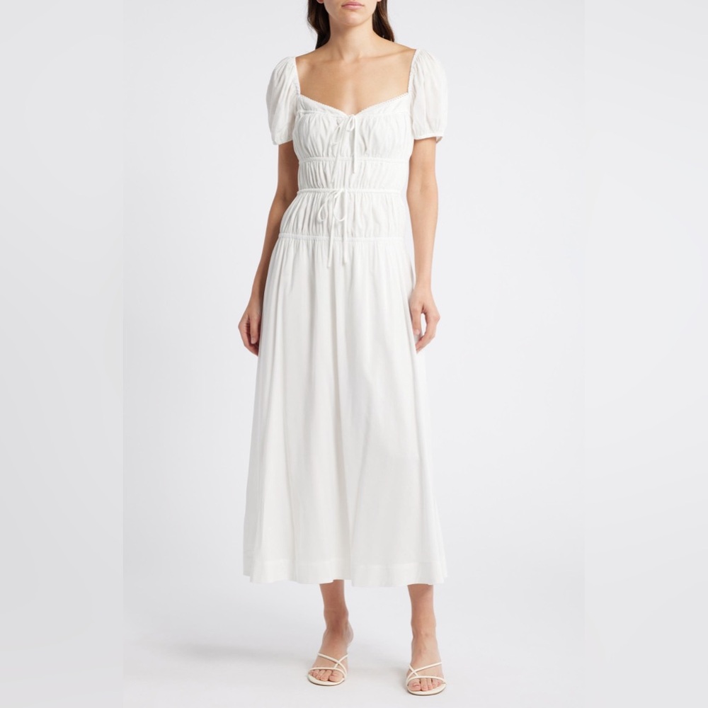 Reformation Rhett Dress in White, brand new without tags, never worn, no flaws. - Picture 4 of 16
